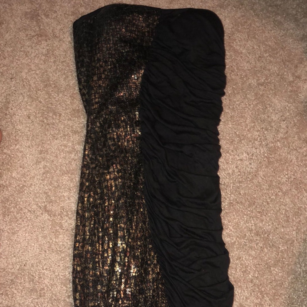 Short leopard dress - Picture 2 of 3